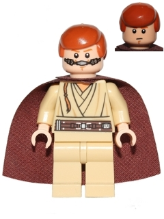 LEGO Minifigure -- Obi-Wan Kenobi (9499)-Star Wars / Star Wars Episode 1 -- SW0409 -- Creative Brick Builders
